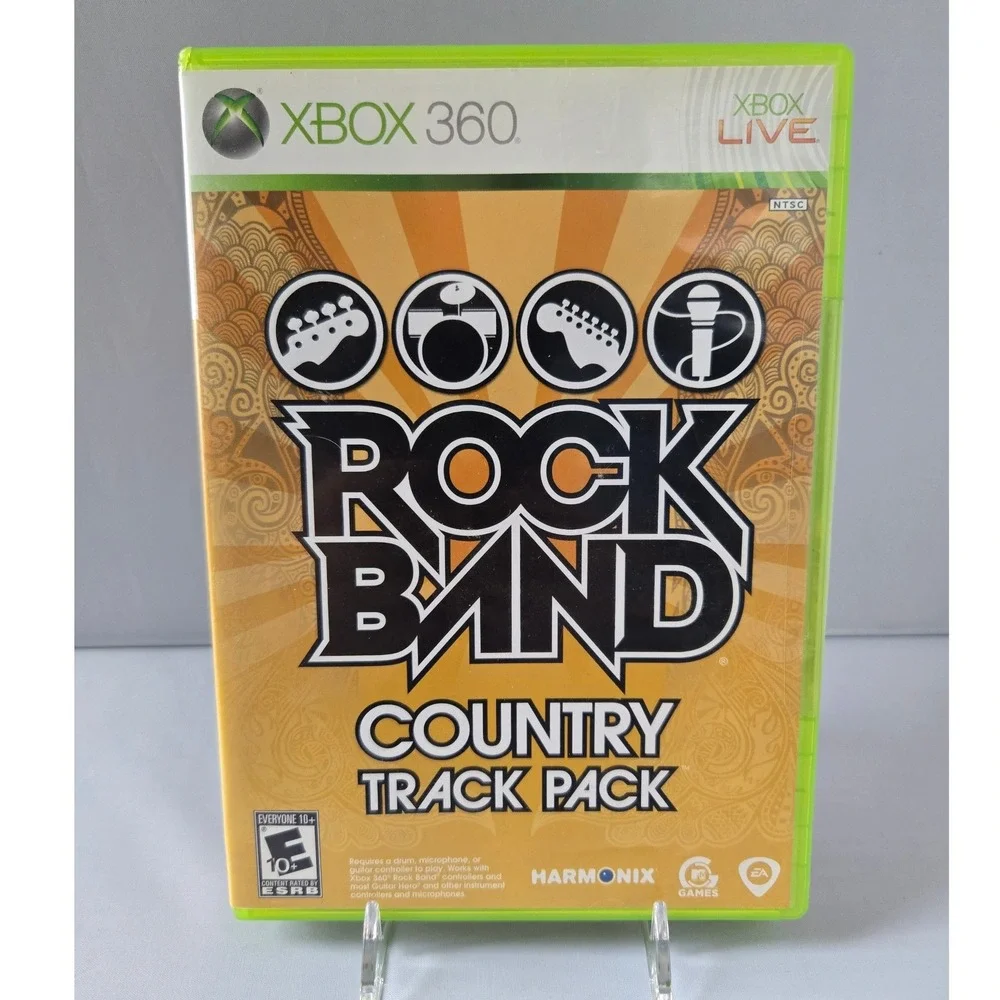 Rock Band Country Track Pack - Xbox 360 - Complete CIB W/ Manual‎ Tested & Works